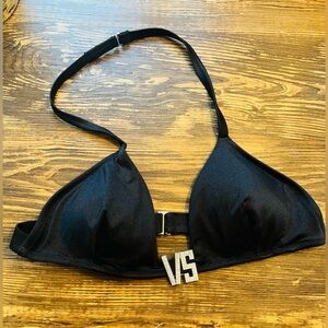 Victorias Secret Bikini Top Rhinestone Hardware NEW